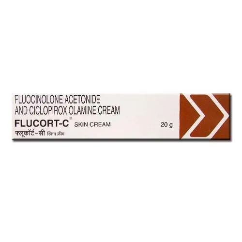 Flucinalone Acetonide and Ciclopiroxolamine Cream, Prescription,