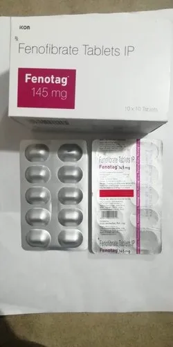 Fenofibrate Tablets IP 145 Mg, 10x10 Tab, Prescription