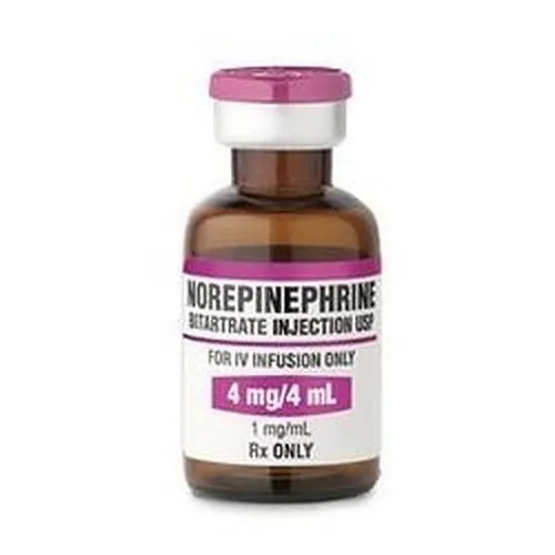 Noradrenaline Bitartrate Injection 4Mg/4Ml, Prescription